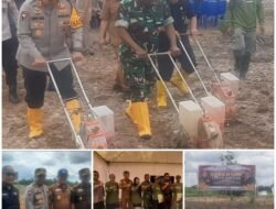 Polres Konsel : Kegiatan Penanaman Jagung Serentak sejuta Hektar Kerjasama Polri dan Kementrian Pertanian, GAPKI, Perhutani Inhutani, Swasta dan Swadaya Petani di Kabupaten Konawe Selatan