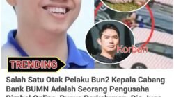 Otak pelaku Pembunuhan Kacab BRI Ternyata Pebisnis – Youtuber – Motivator