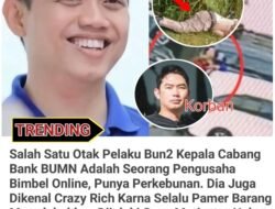 Otak pelaku Pembunuhan Kacab BRI Ternyata Pebisnis – Youtuber – Motivator